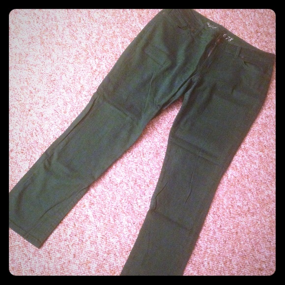 Hunter green skinny jeans - The Limited