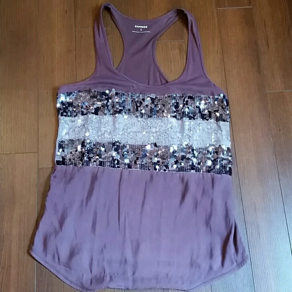 Beautiful lace & sequin detail tank