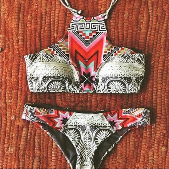 Super cute high neck bikini
