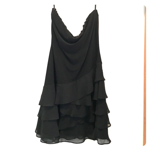 Black Ruffle Skirt