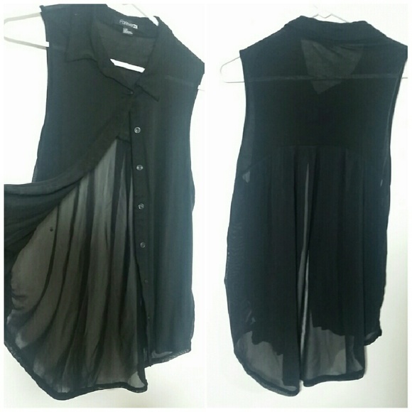 FOREVER 21 Sheer back Top