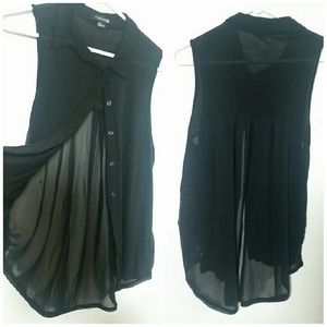 FOREVER 21 Sheer back Top