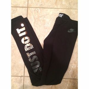 Nike "just do it" leggings