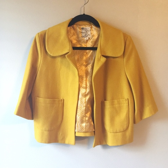 Cropped pea coat