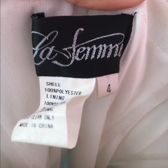 La Femme Sparkly Prom Gown - Picture 3 of 3