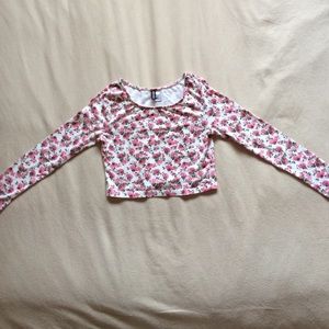 cropped h&m shirt