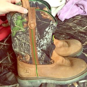 Ladies John Deere Wellingtons size 8