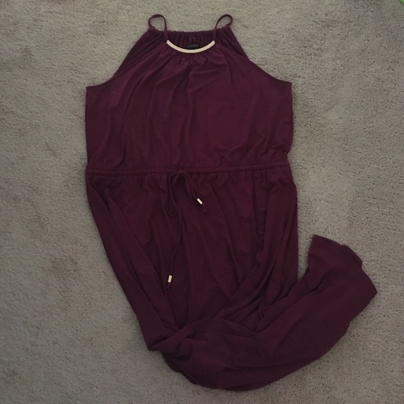 Lane Bryant Beautiful  Long Purple Dress