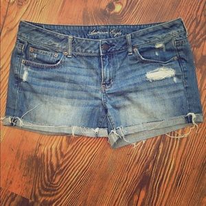 American Eagle cutoff jean shorts