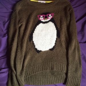 Nerdy Penguin Sweater