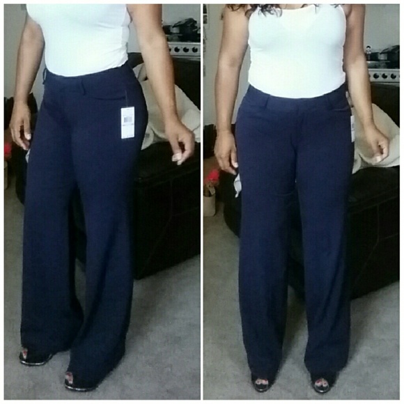 Michael Kors  Wide Leg Navy Blue Pant **never worn