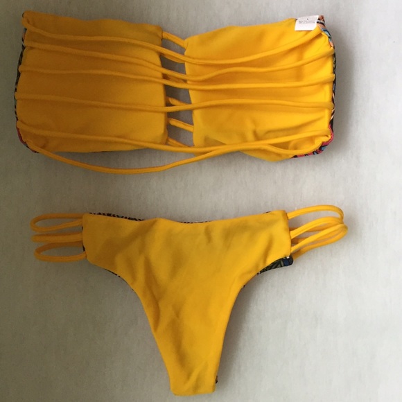 SW 189 yellow Bikini set - Picture 4 of 4