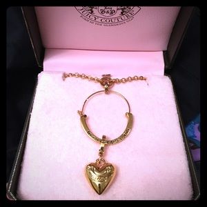 Juicy couture long charm necklace