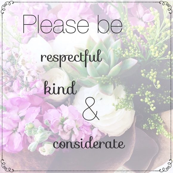 • Posh Etiquette •