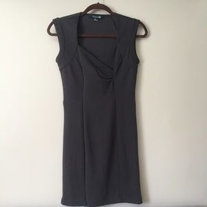 Brown Work Casual Dress