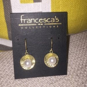 Pearl earrings