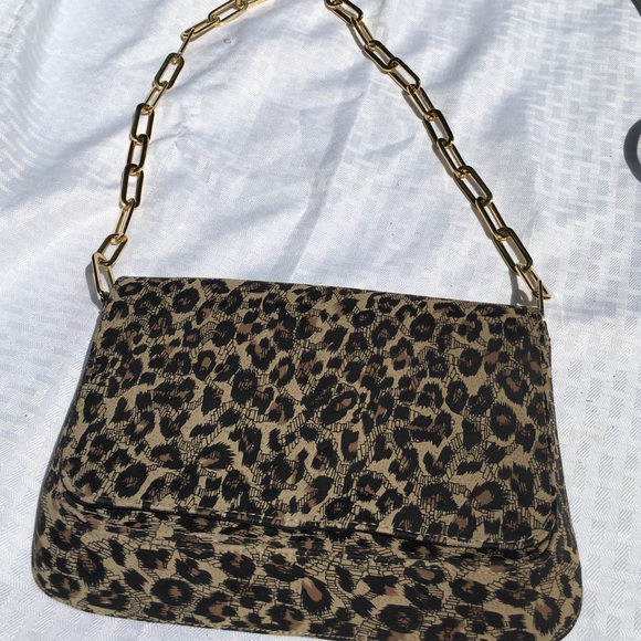 Cheetah print bag