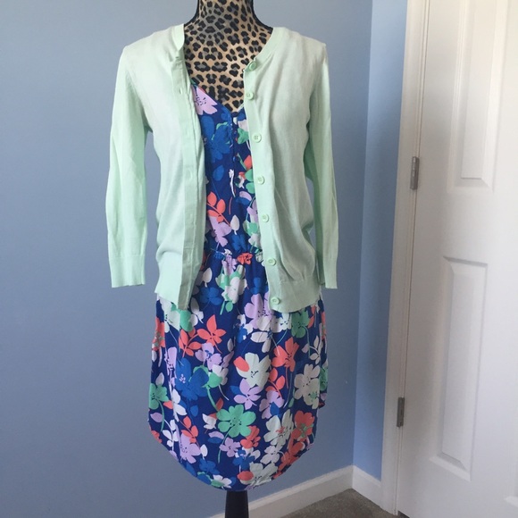 Gap sleeveless floral dress