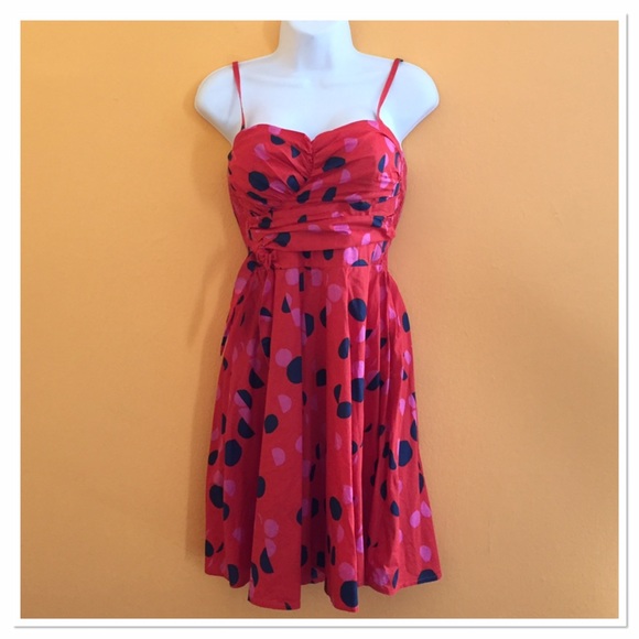 **Donated** 🌈Red H&M Polka Dot Dress🌈 - Picture 2 of 5