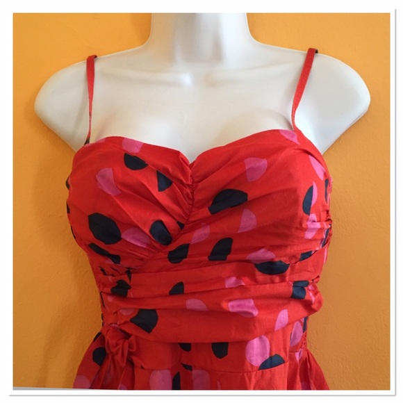 **Donated** 🌈Red H&M Polka Dot Dress🌈 - Picture 4 of 5