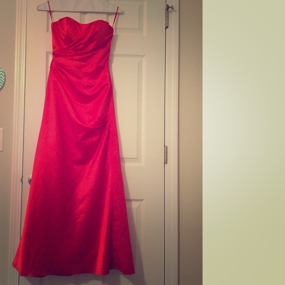 Red Bridesmaid Dress/Gown