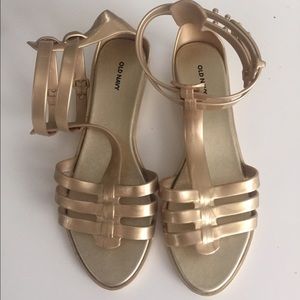 Old Navy Jelly Gladiators Sz 6