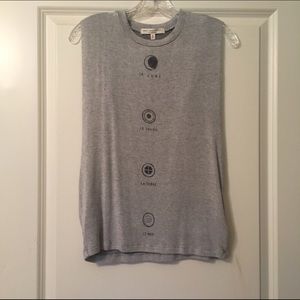 Urban Outfitters Gray Muscle Tee