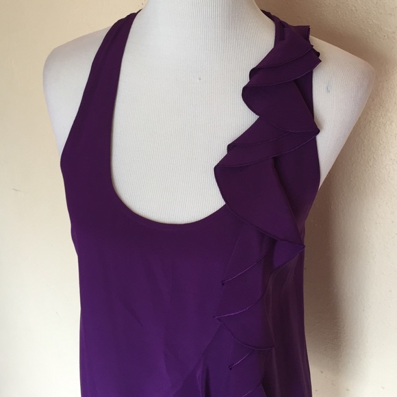 Ali Ro Silk Ruffle top - Picture 2 of 3