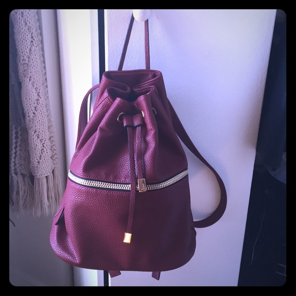 Red forever 21 backpack