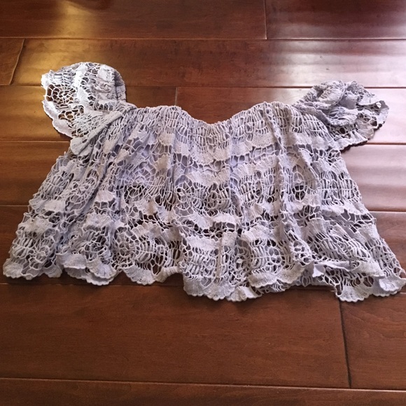 Crop top small off the shoulder
