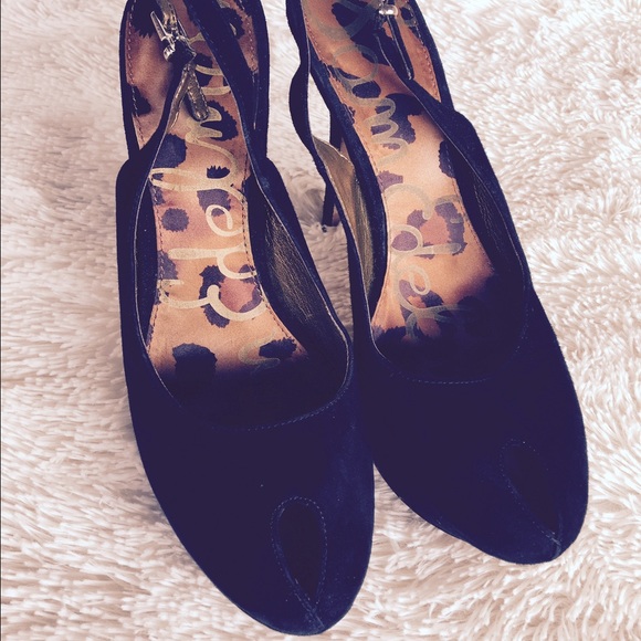 Sam Edelman Black Suede Heel