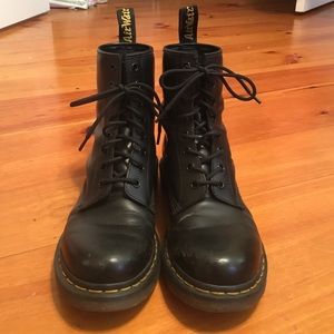 Black Dr. Marten Boots