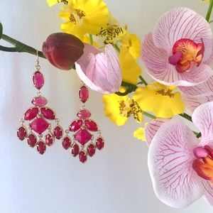 14K Gold Jade Kendra Scott Chandelier Earrings NWT