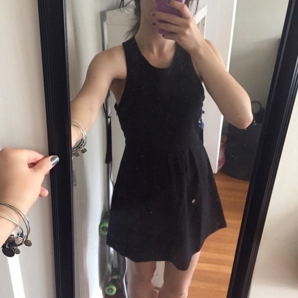 Cross-Back Skater Dress