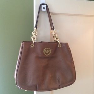 Authentic Michael Kors Leather Bag
