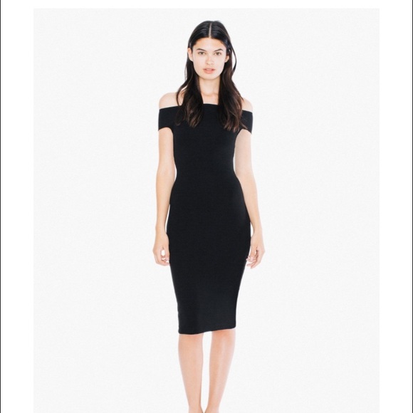 American Apparel Off Shoulder Dress