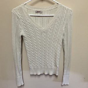 Cream colored sweater size medium