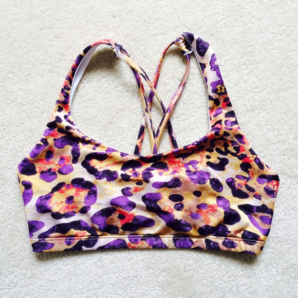 Onzie cheetah print bra