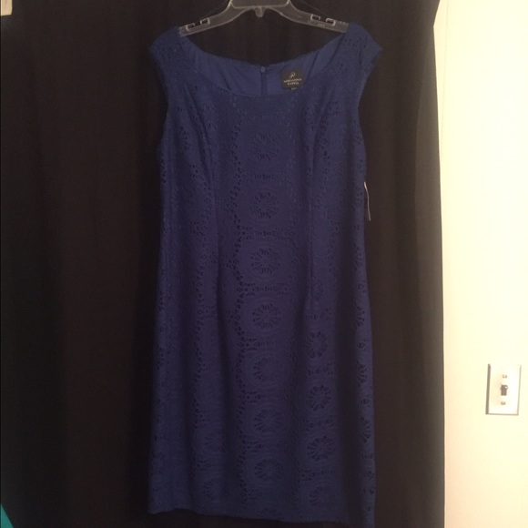 Adrianna Papell Blue Spring Dress!