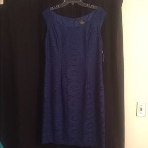 Adrianna Papell Blue Spring Dress!