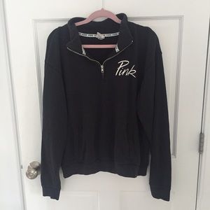 Black VS PINK Quarter Zip