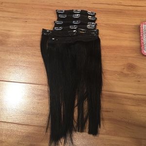 Human hair extensions