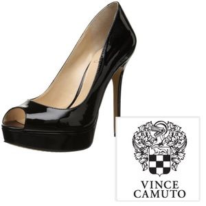 Vince Camuto Black Platform Pumps