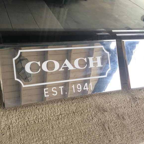 Coach store signs!