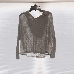 Lace Back Sweatshirt