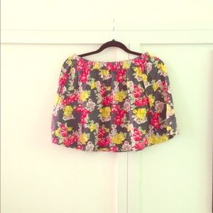 FLORAL MINI SKIRT