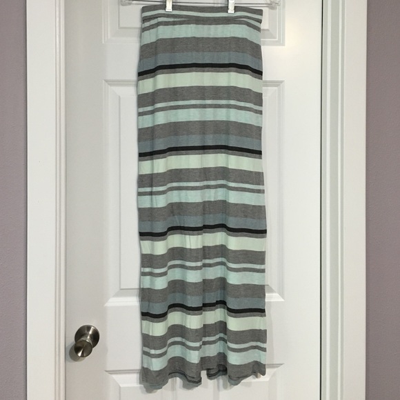 Striped Maxi Skirt