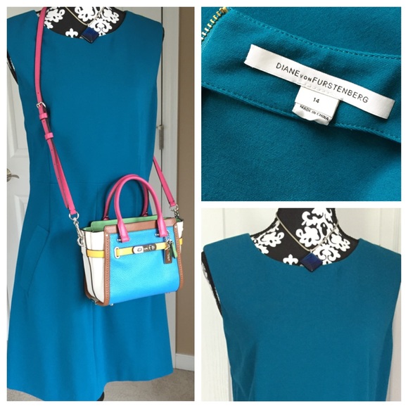Diane von Furstenberg Dresses & Skirts - DVF Blue Dress