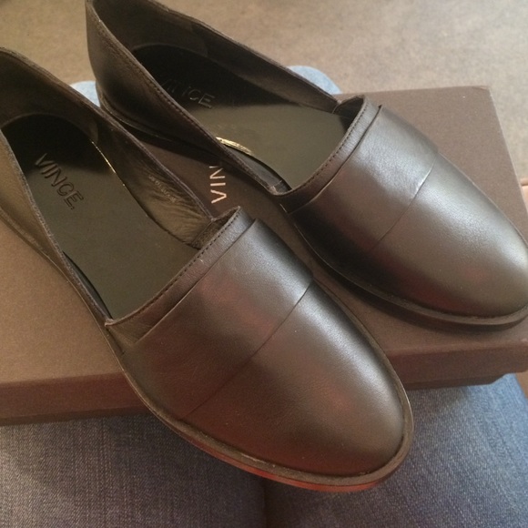 Vince mason black leather flats - Picture 2 of 2