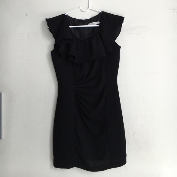 Black Ruffle Dress
